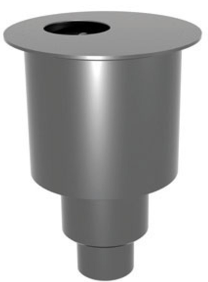 VIGOUR Siphon Ablauf senkrecht DN50 f. Duschrinne 2.0-4.0 | V3DRS50SR