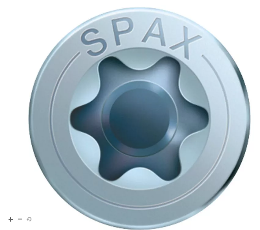 SPAX WIROX Senkkopfschraube Teilgewinde T - STAR Plus ø 4,5 x 80 mm, VPE 200 Stück