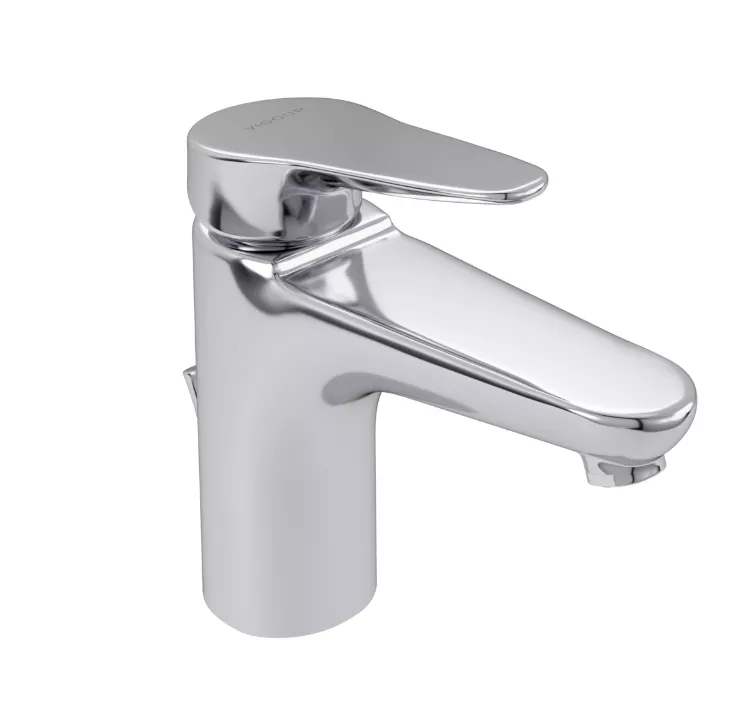 VIGOUR Einhand-ND-Waschtischbatterie clivia mit Ablaufgarnitur verchromt | CLND