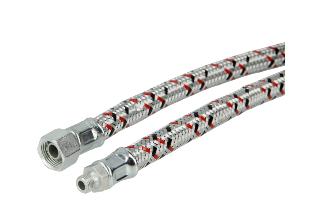 Ölschlauch für MAN 1/8" AG x 3/8" ÜVM x 1000 mm geeignet f.Biodiesel