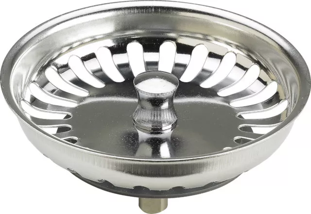 Viega Koerbchenventil aus Edelstahl d=82mm fuer Spuele mit Handbetaetigung | YVI680688