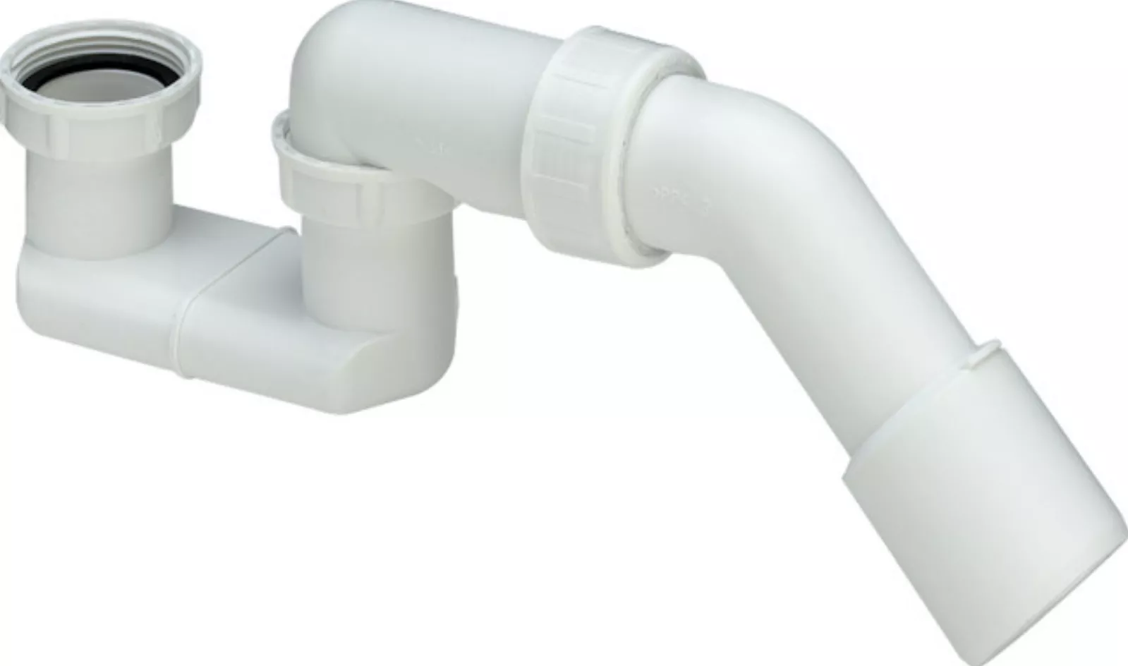 Viega Wannensifon 1 1/2"G DN 40/50 Ablaufbogen 45 Grad | 106263