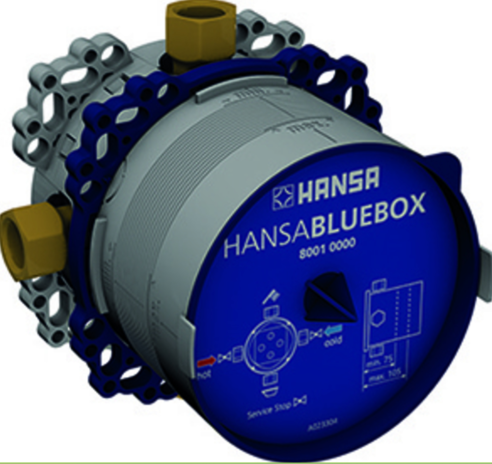 HANSA Unterputzkörper HANSABLUEBOX DN20 mit Vorabsperrung G3/4 | 80010000