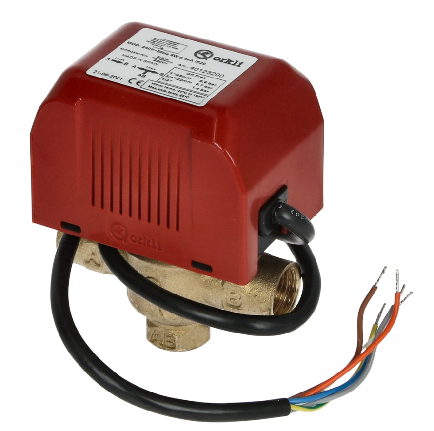 Orkli 3-Wege-Zonenventil 1/2" IG mit Endschalter | 40123200