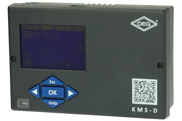 OEG Heizungsregler KMS-D Steuerung Regelung Norm-Einbaumaßen von 144 x 96 mm