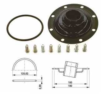 Buderus Handlochdeckel DN120 m Muffe everp | 7747009545