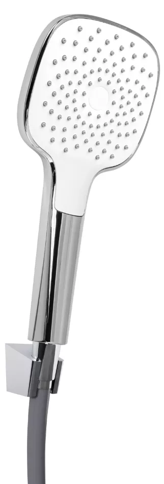 VIGOUR Wannenset individual 2.2 m.Wandhalter Schl. u.HB.1-str. softedge verchr.| V22WS1E