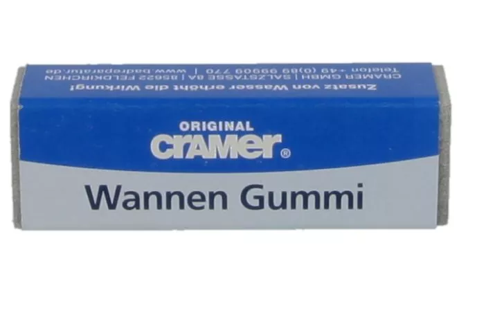 CRAMER Wannengummi für Keramik, Email,Porzelan Reinigt Gründlich, ohne Kratzer,Nr.30303