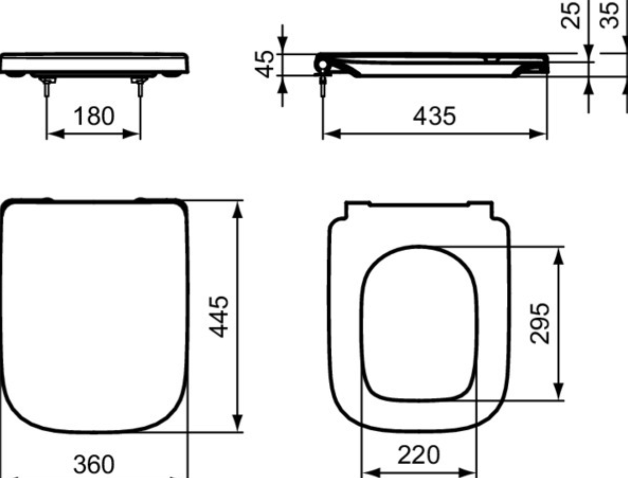 Ideal Standard WC-Sitz i.Life Softclosing weiss | T453101