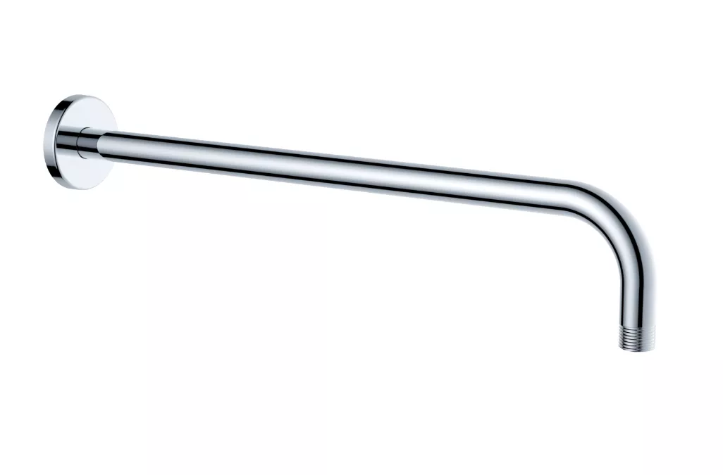 Vigour Wand-Brausearm V4 450mm rund Metall verchromt | VARM45R