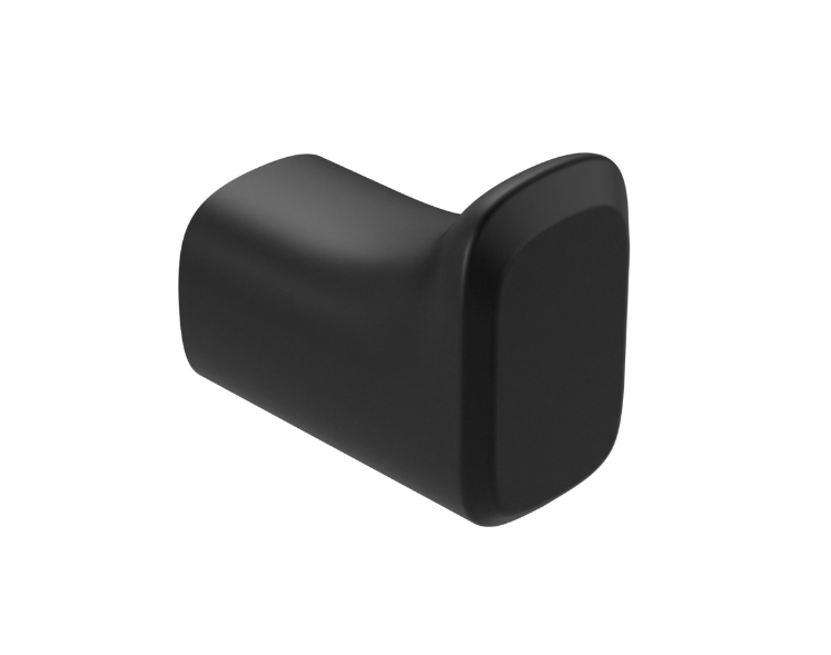 VIGOUR Handtuchhaken derby style 35 mm schwarz matt | DESHASM