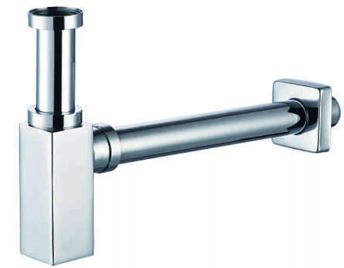 VIGOUR Design Tassensiphon Quattro 1 1/4" verchromt | V1DESITSQ