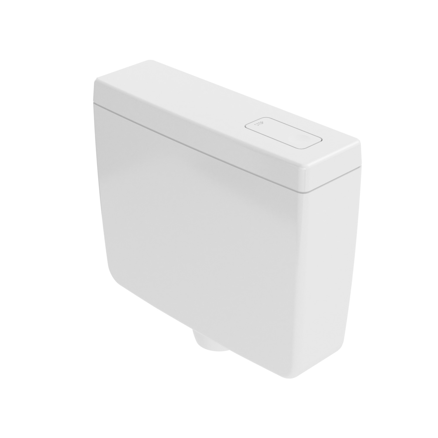 VIGOUR Aufputz WC Spülkasten Spar 6-9 L weiss mit Start/Stopp Füllventil wassersparend V2SP9N