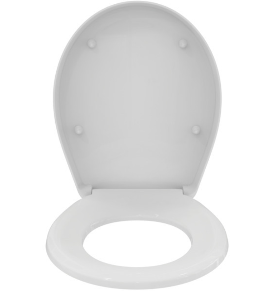 Ideal Standard WC-Sitz Eurovit m.Deckel weiss Scharniere Edelstahl | W302601