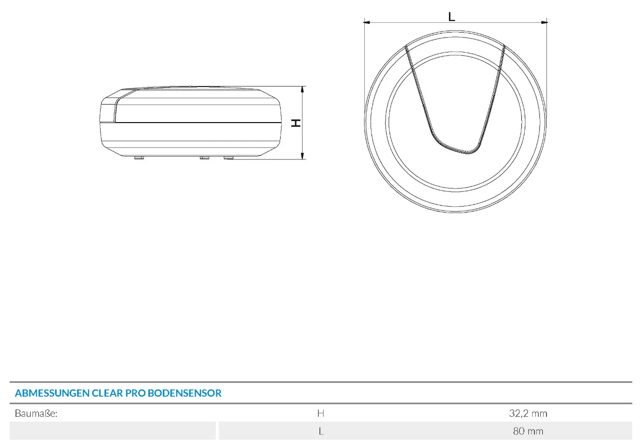 CONEL Bodensensor CLEAR PRO | CLEARPBS