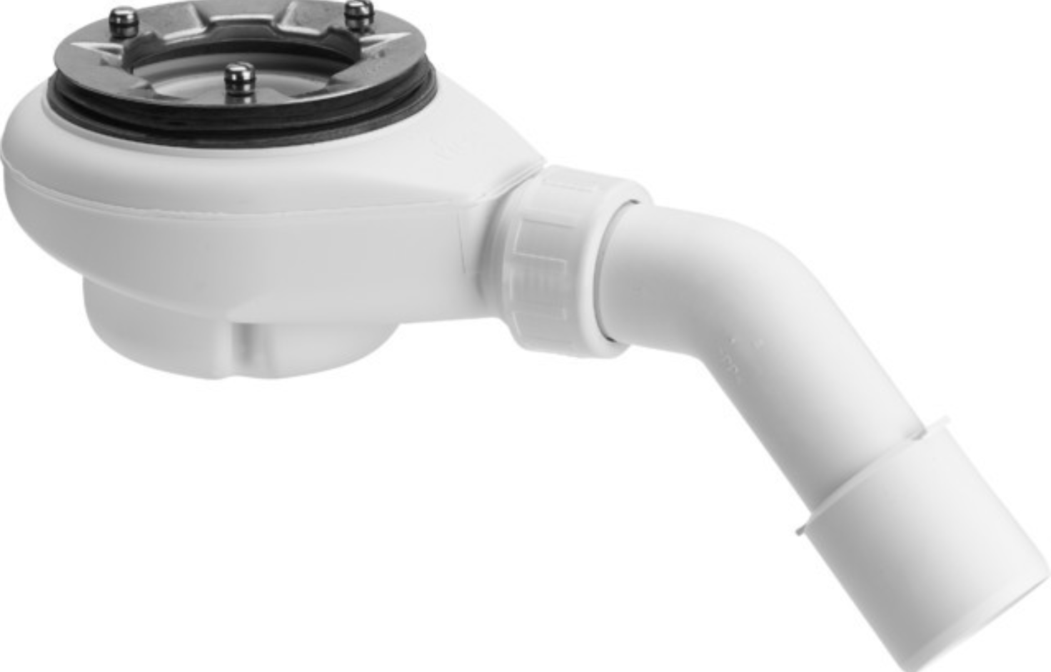 Viega Ablauf Funktionseinheit Tempoplex 90mm ohne Abdeckhaube, Ablauf 45 Grad | 575625