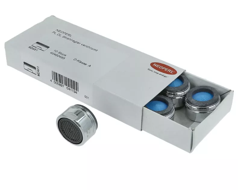NEOPERL PERLATOR DL Strahlregler verchromt M24X1 A = 13.5 - 15 L/MIN 10 Stck. | 40460495
