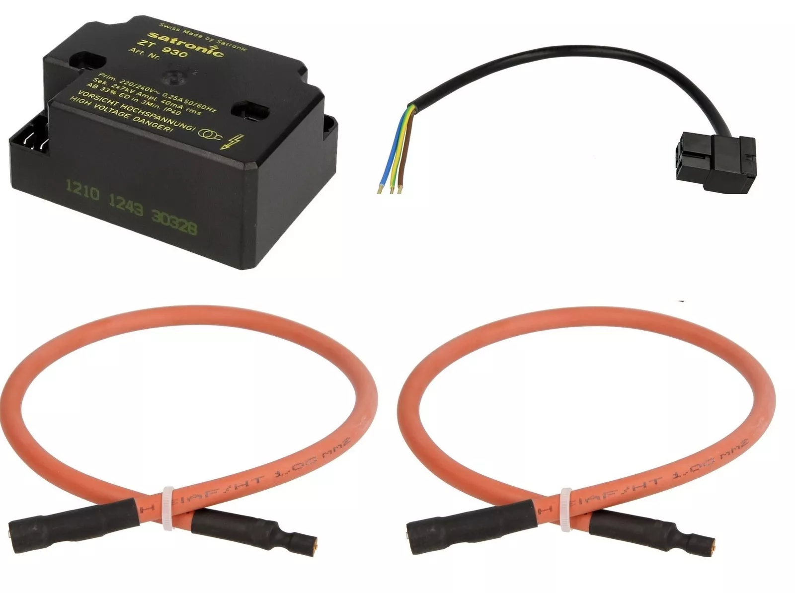 Satronic Zündtrafo Zündeinrichtung ZT930 Umbau-Set ZT801 / ZT900 inkl. Kabel