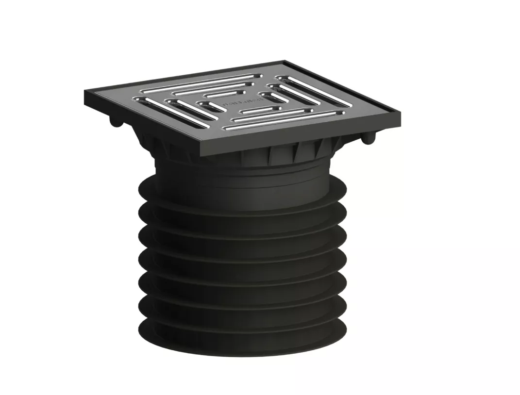Dallmer Bodenablauf Pronto K DN 100 m. GV Rahmen KST 120x120mm, Rost ES Klasse K 3 | DALLPRONTOK100