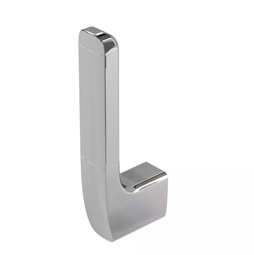 VIGOUR Reservepapierhalter white verchromt | WHITEPHR