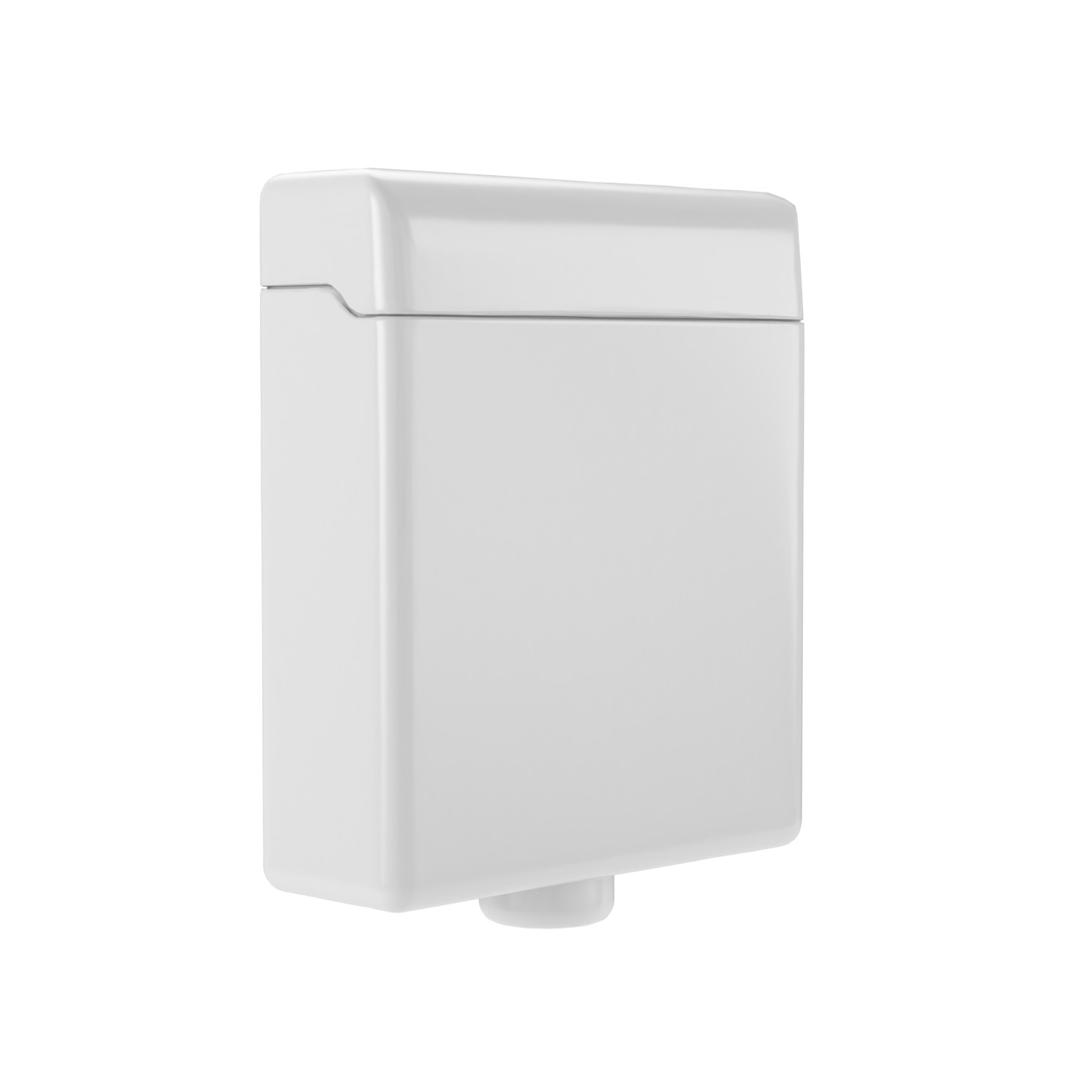 VIGOUR Aufputz WC Spülkasten Spar 6 L weiss mit Start/Stopp-Spültechnik | V2SP6N