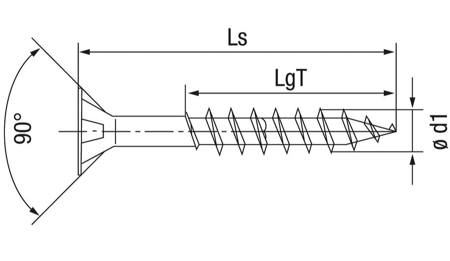 SPAX WIROX Senkkopfschraube Teilgewinde T - STAR Plus ø 4,5 x 80 mm, VPE 200 Stück
