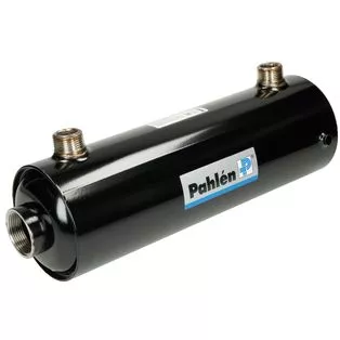 Schwimmbecken Wärmetauscher Edelstahl V4A HI-Flow HF 40 kW mit Halterung