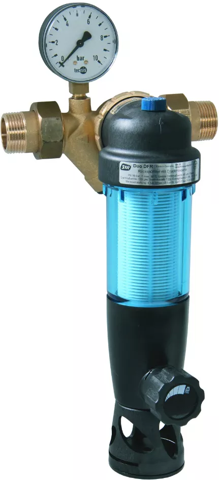 Syr Rückspülfilter  DUO DFR DN 25 mit Druckminderer | 2314.25.000