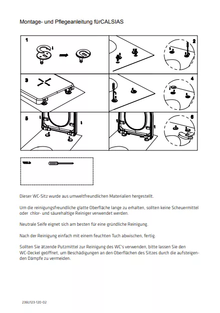 TRINNITY WC-Sitz Calima weiß für Duravit Starck 3 | CALSIAS