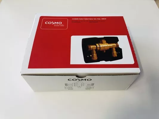 COSMO Sole-Füllarmatur inkl. Dämmbox für Erdwärmepumpen bis max. 12 | 30 | 50 kW