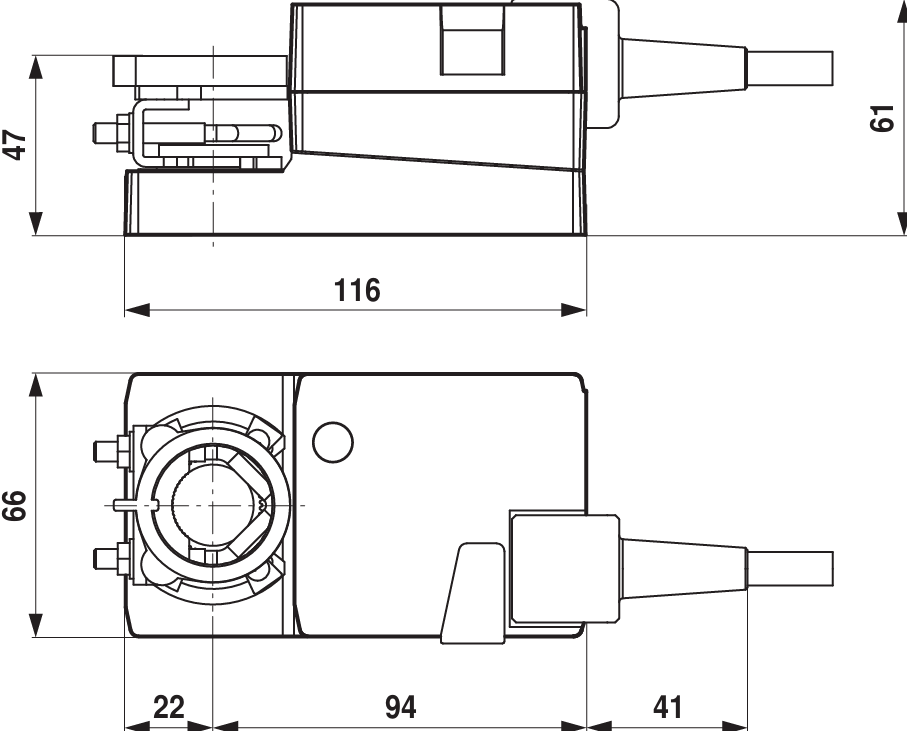 Belimo LM230A Klappenantrieb 5 Nm 230V | BELILM230A