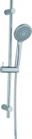 VIGOUR Brausegarnitur individual 1.0 m Stange 90 cm kürzbar Schlauch & Handbrause 1-fach Strahl