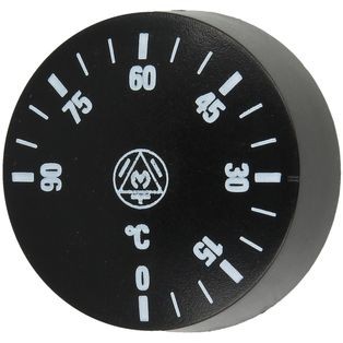 Drehknopf Ø 42 mm für regelbares Thermostat von 0-90°C Kapillarthermostat TR2